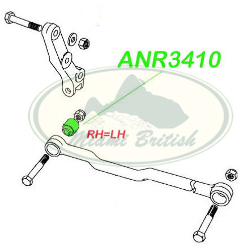 LAND ROVER FRONT PANHARD ROD BUSH SET x2 RANGE CLASSIC DISCOVERY 1 ...