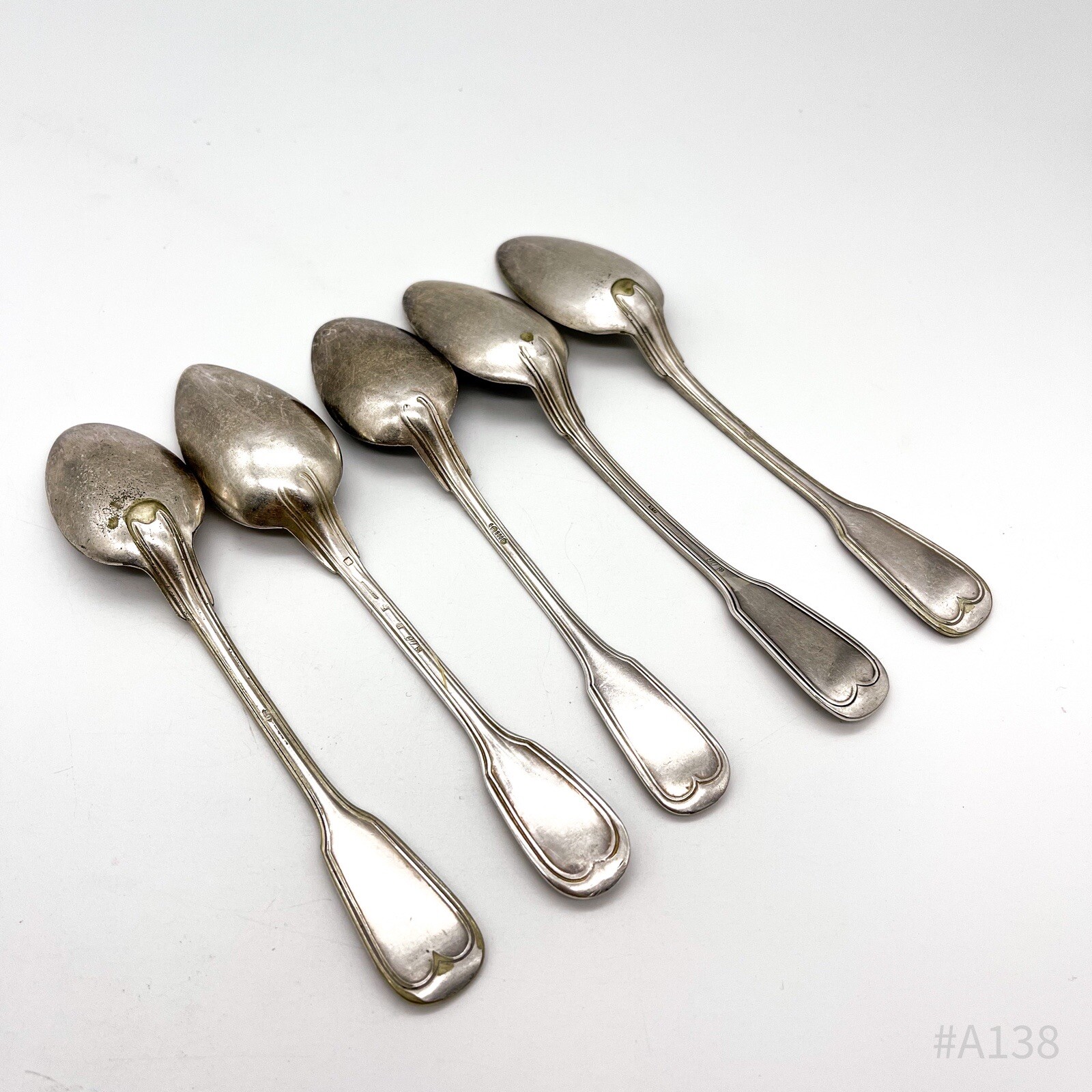 Alessi Il Caffe Zuckerlöffel-Set - 4 Stück, Silber, 9 X 13,5 Cm, Design Von Miriam Mirri