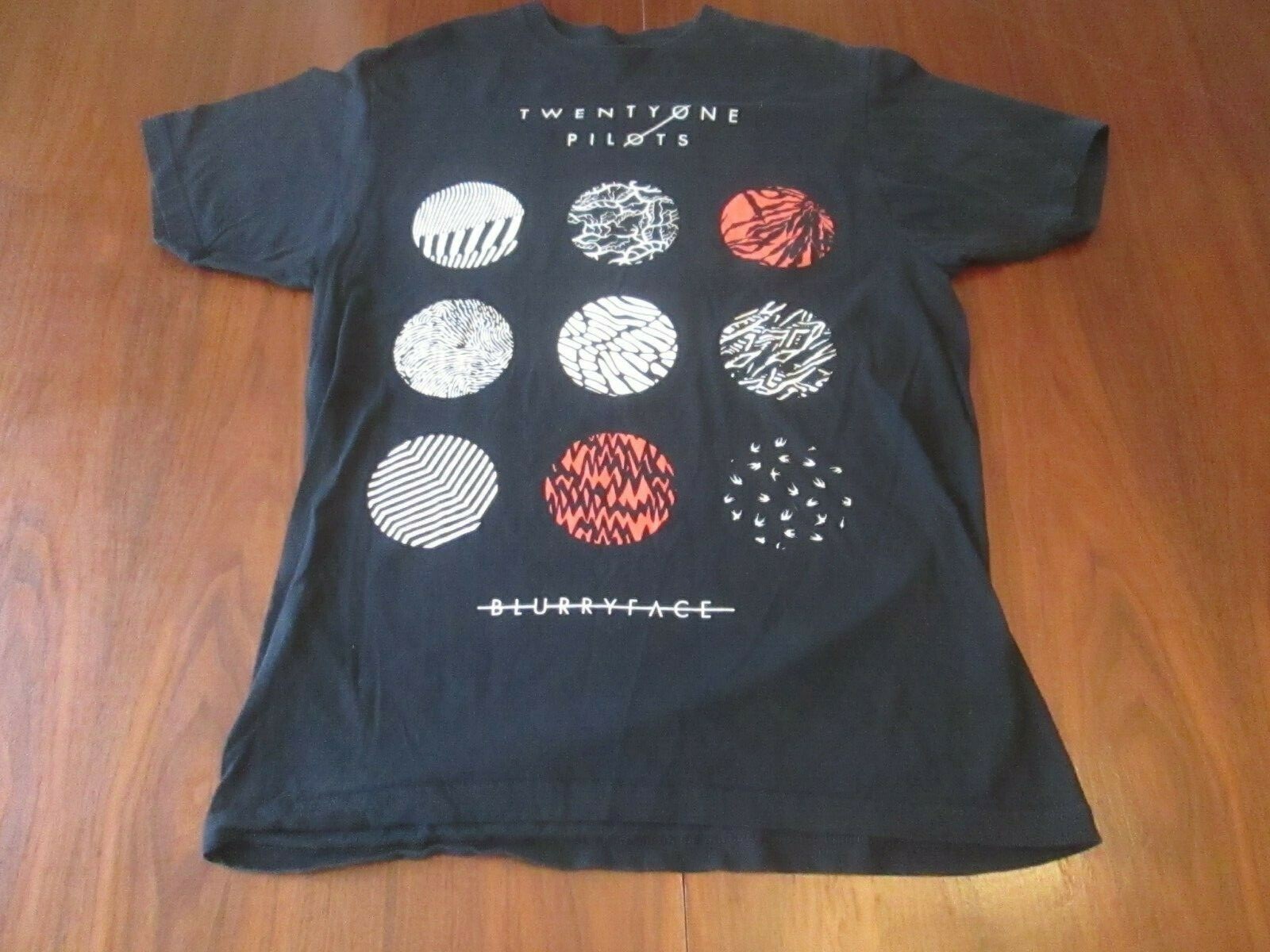 TWENTY ONE PILOTS Blurry Face T-Shirt Black Size Medi… - Gem