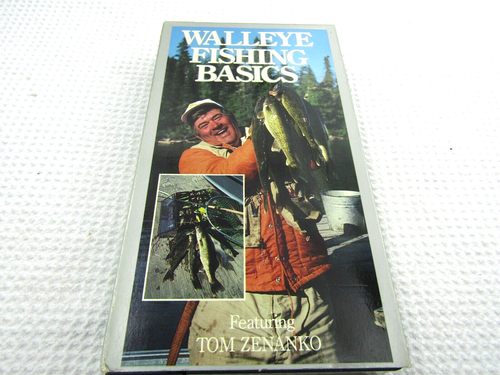 Walleye Fishing Basics Featuring Tom Zenanko VHS (1989)