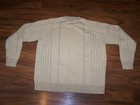 Men’s ST. JOHN’S BAY Long-Sleeved Crew Neck Sweater Beige 100% Cotton Large EUC — photo 2