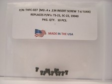 100 Pieces THFC-027 Insert Screw: TS-21 ..SC-22 .. 19040 ... TPS20