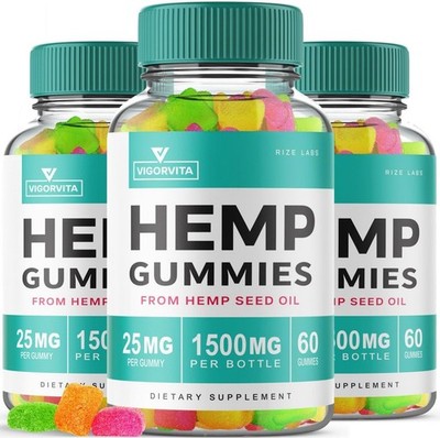 rize labs VigorVita Gummies, Maximum Strength Formula, Extra Advanced Gummy, P