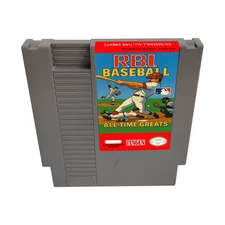 RBI Baseball All Time Greats NES Cart 8bit 72 Pin Legends Rom Hack Game