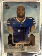 2024 Panini Donruss - Rookie Holiday Sweaters Ray Davis #RHS-RDA (MEM, RC)