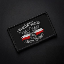 Kaiserreich Flagge Patch Soldat Taktisches Abzeichen Klett & Aufn&auml;her 8x5cm