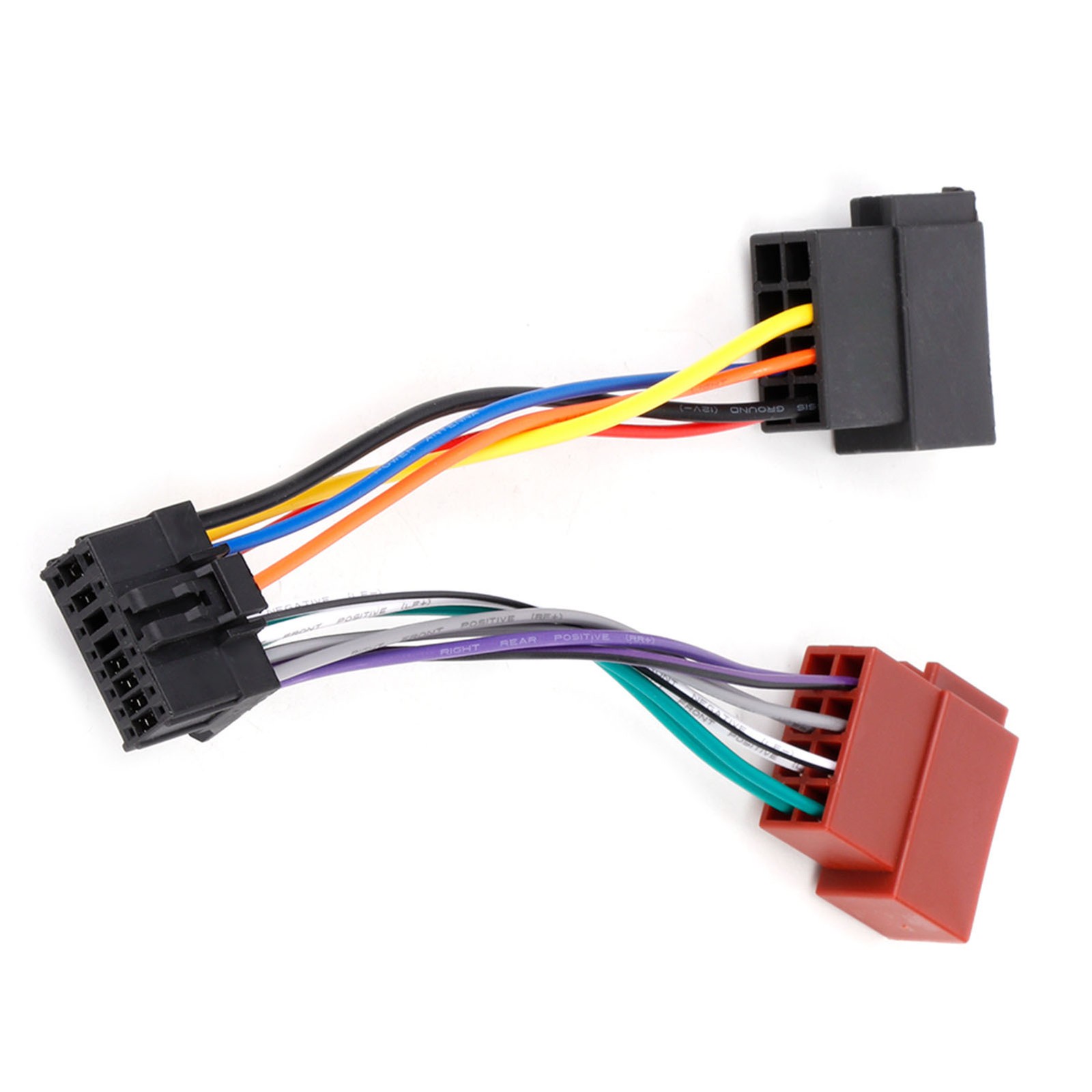 Car Stereo Harness 16pin Port To Mini Iso 8pin Plug Wiring Cable Fits For Pionee
