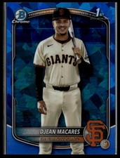 2024 Bowman Chrome Sapphire Djean Macares #BCP-237 1st San Francisco Giants
