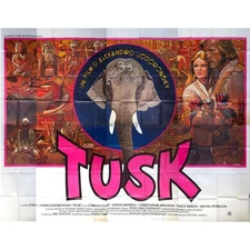 TUSK Rare Billboard Movie Poster  - 158x118 in. - 1980 - Moebius, Jodorowsky