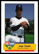 1994 Fleer ProCards Jorge Posada Columbus Clippers
