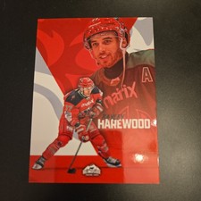 BAYLEY HAREWOOD POSTER SERIES CARDIFF DEVILS SERIES 1 25/26 HOCKEY  CARD