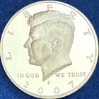 2007-S Kennedy Half Dollar 90% Silver Choice DCAM Proof