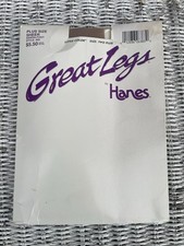 Vintage Hanes Great Legs Pantyhose Size 2 Plus Sheer Sandlefoot Style 695 New