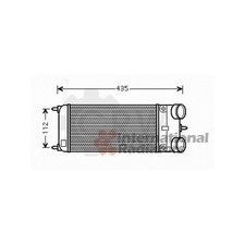 Ladeluftkühler Ladeluft Kühler für Peugeot Citroën 207 SW CC WK_ WD_
