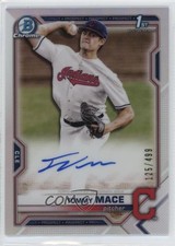 2021 Bowman Draft Chrome Pick Refractor /499 Tommy Mace #CDA-TMA Auto 16s2