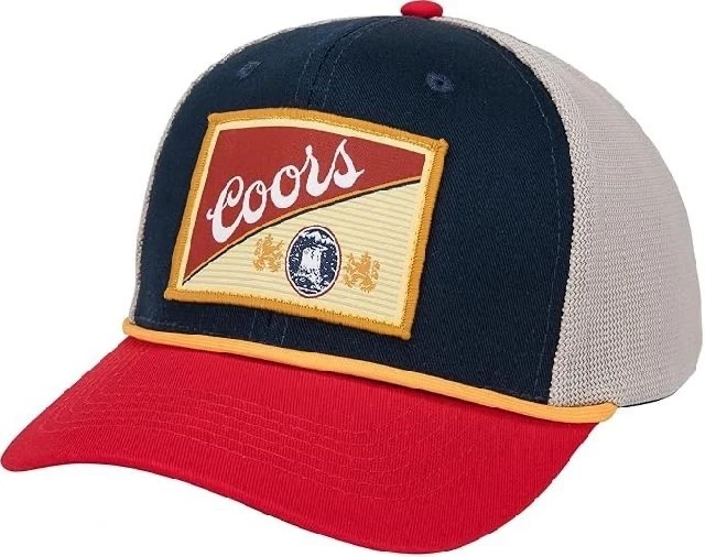 Sombrero de camionero ajustable con logotipo clásico/banquete Coors Light Foto 2 de 4