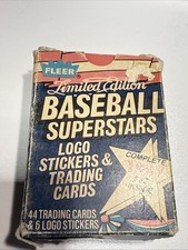 1987 Fleer Baseball Superstars Box Set 1-44 Six Logo Stickers Brett Gwynn Rose