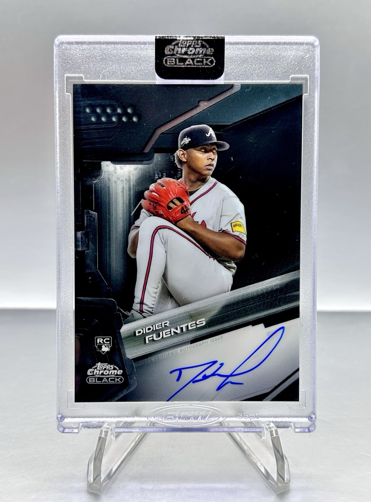 Didier Fuentes #CBA-DF (Baseball Cards 2026 Topps Chrome Black Autograph) — is it worth grading?