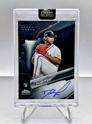 Didier Fuentes #CBA-DF 2026 Topps Chrome Black Autograph card