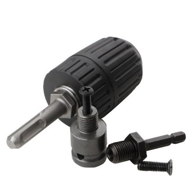1 Set Rotary Hammer Wrench Adapter Accessories 2-13mm Keyless Drill Chuck