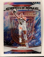2024 Panini Prizm WNBA #12 Haley Jones Fireworks