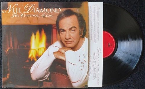 NEIL DIAMOND " THE CHRISTMAS ALBUM " 1992 LP WITH INNER SLEEVE