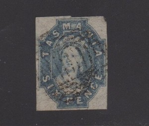 1865 Australia Tasmania Sc # 15, Used Cat $150.00