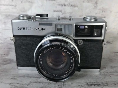 Olympus 35 SP 35mm Film Camera w/G.Zuiko 42mm f/1.7 Lens - Clean
