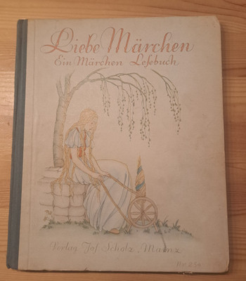 Fairy tale picture book HC HL LOVE FAIRY TALES Jos. Scholz 1937 Condition 1/2