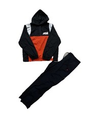Nike Men's AIR JORDAN FLIGHT HOODED WOVEN JACKET  PANT TRACKSUIT
