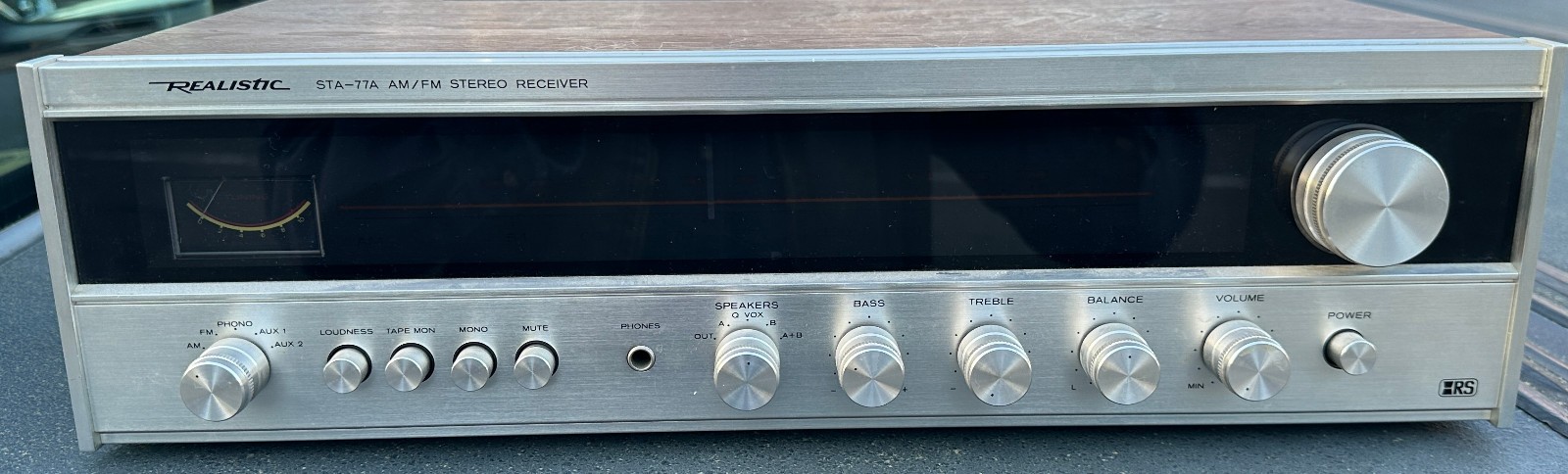 Realistic STA-77A vintage audio equipment - eBay listing photo 2