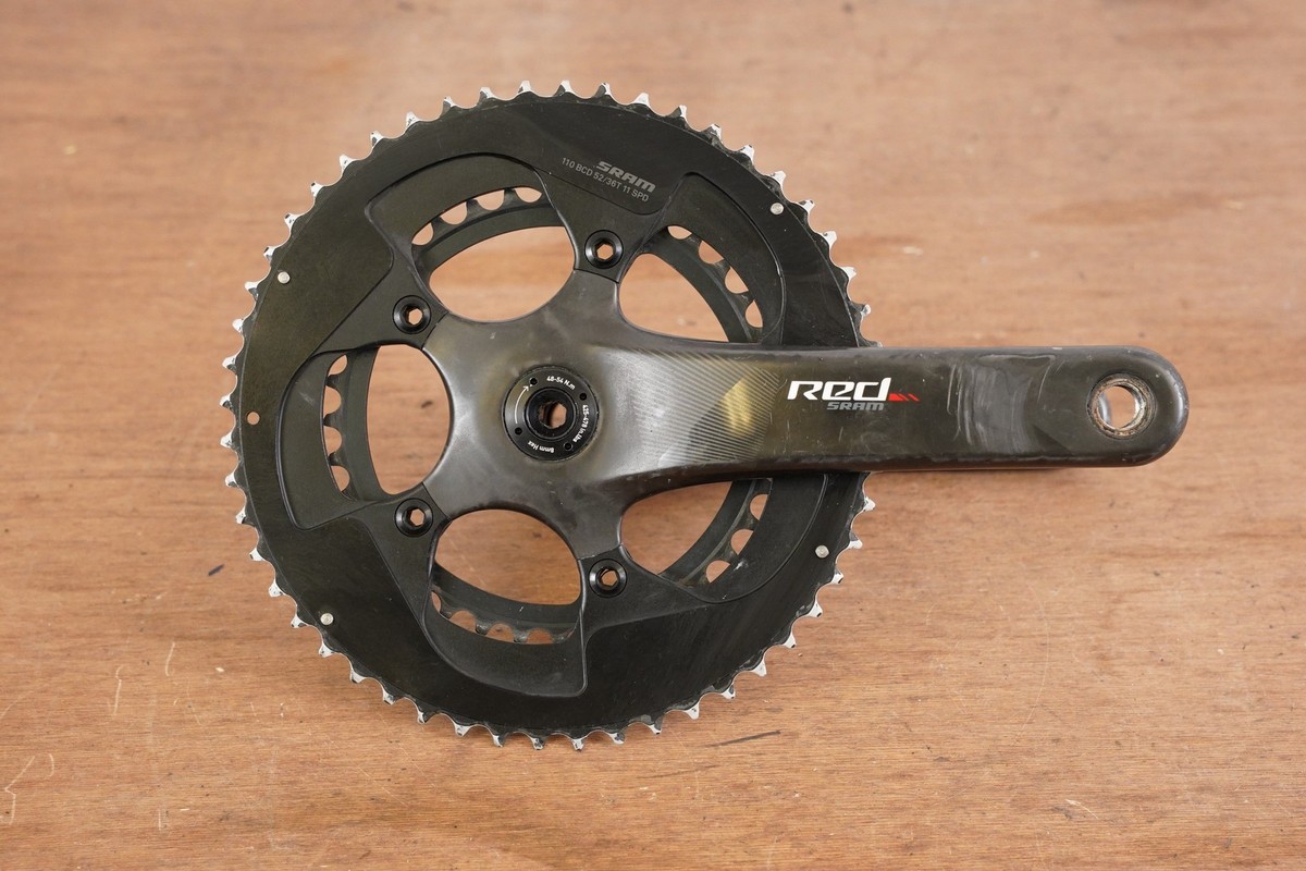 SRAM RED22クランクセット 新品未使用 SRAM RED22 カーボンクランク 52