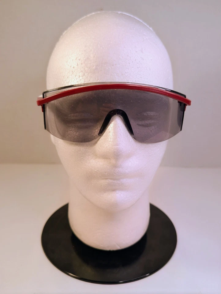 Gafas de seguridad UVEX Astrospec 3000 Patriot Frame LT lentes grises hechas en EE. UU. NOS Foto 2 de 4