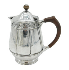 Liberty & Co Ltd Arts & Crafts Sterling Silver Hot Water Jug Antique 1935