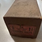 5- VINTAGE, N.O.S., 1/2" X 1 1/2" SQUARE HEAD & NUTS MACHINE BOLTS W/BOX — photo 6