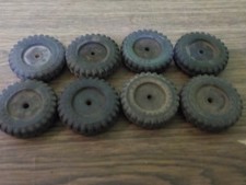 vintage tonka ford truck set of 8 solid rubber tires for parts