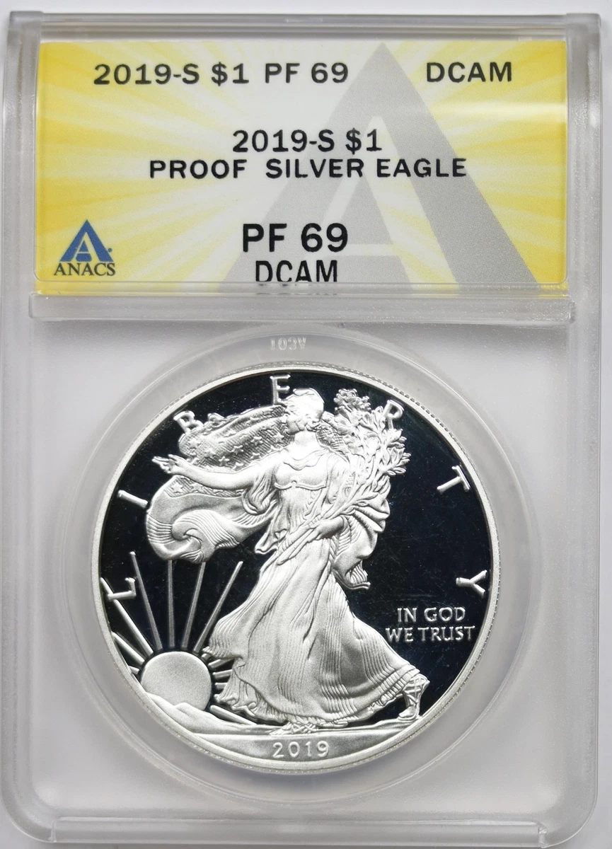 American Eagle PR 69 Graded 2019 Silver Bullion Coins for sale | eBay