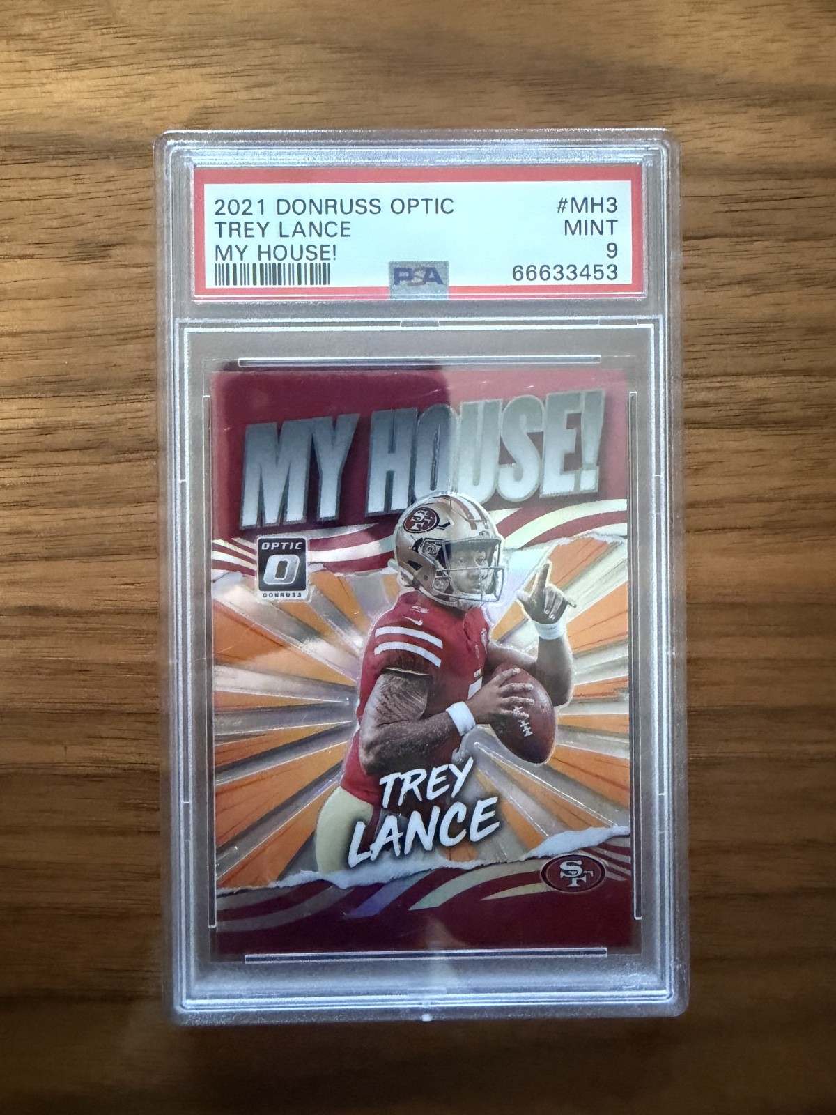 Trey Lance Panini Donruss Optic My House! #MH3 Base