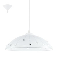 Weiß Klassisch HäNgelampe Pendelleuchte 1X60W/E27 35X35X110 [Cm]