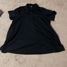 Old Navy Shirt Dress Black Jack XXL Petite