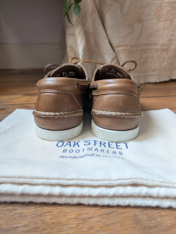 Oak Street Bootmakers Boat Shoe Natural Chromexcel Foto 4 de 4