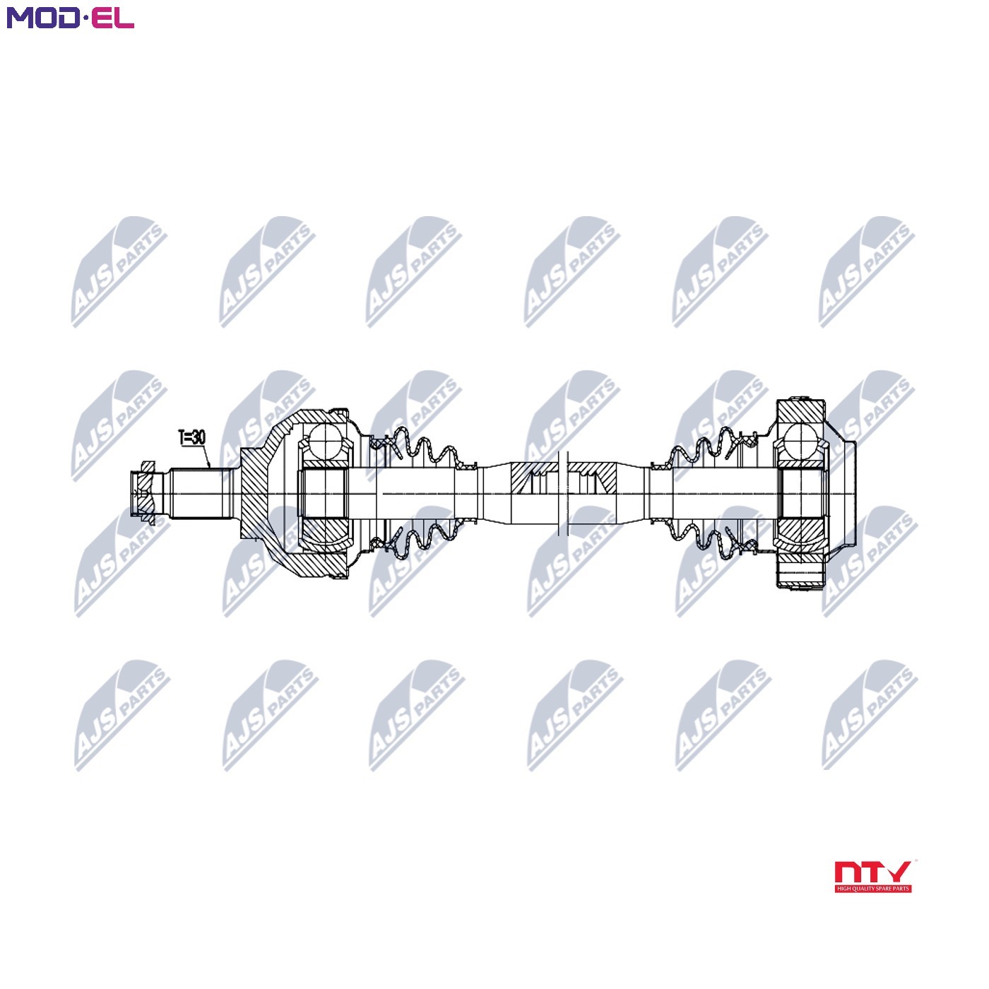 Original NTY Drive Shaft NPW-BM-221 For BMW - Image 4