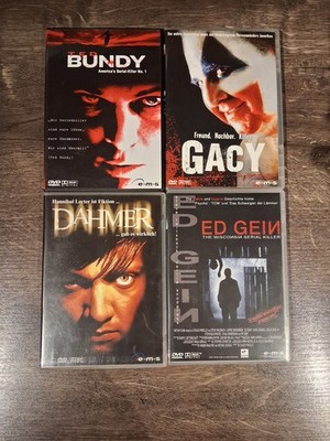 Serienkiller Filme Bundy,Dahmer,Gein und Gacy
