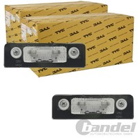 2X TYC C5W Kennzeichenleuchte Passend FüR Skoda Octavia Roomster Links+Rechts