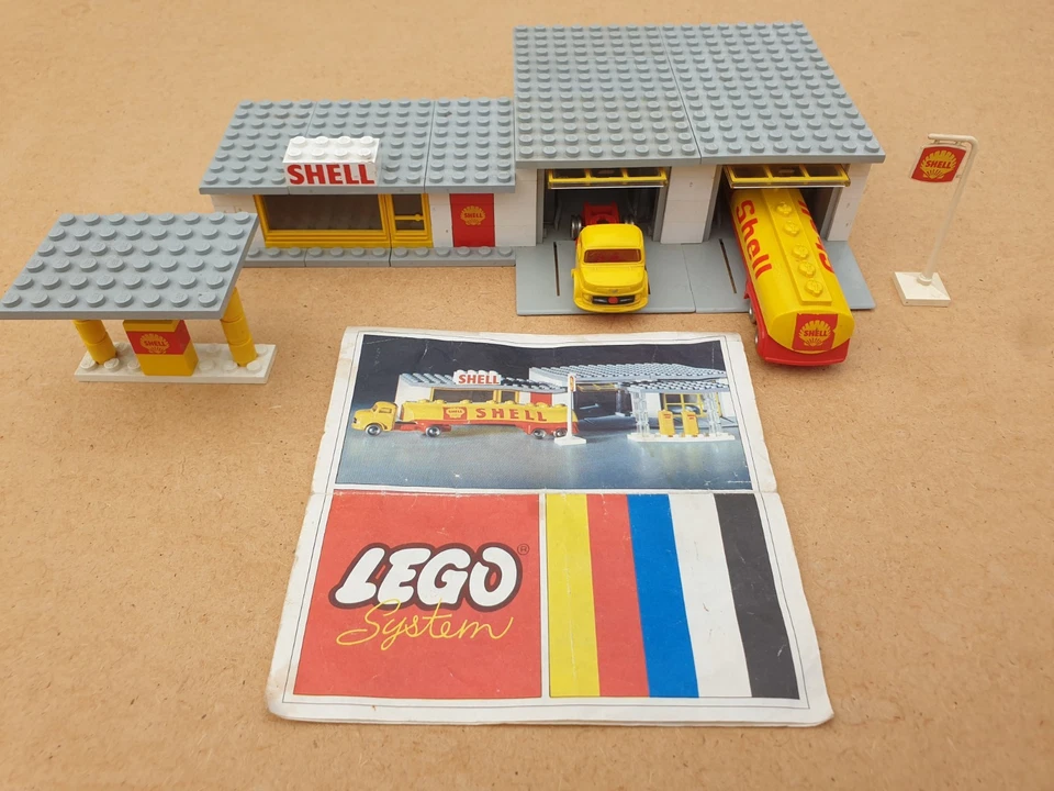 LEGO, Nr. 325 Shelltankstelle, selten mit Originalanleitung, von 1969 - Bild 3 von 4