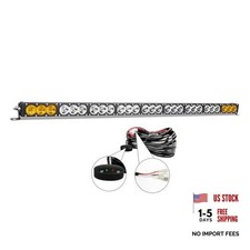 49 inch LED Light Bar Single 49 inch Dual Color with 2 Button Wiring Harness