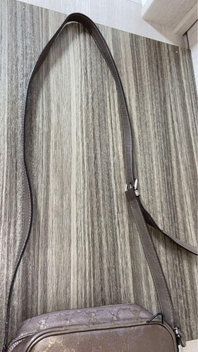 GUCCI 233268.525040 GG Supreme Borsa a tracolla Pelle Grigio Vintage dal Giappone - Foto 17 di 24