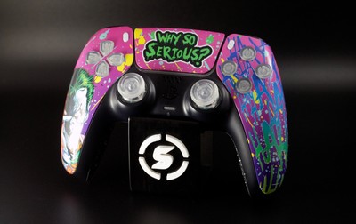 PS5 Controller Playstation 5 Paddles Joker Design + GRIP