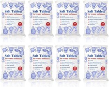 8 x 25kg Water Softener Salt Tablet | 200kg Total | 99.9% Pure Food Grade | UK 0.84 per kilo