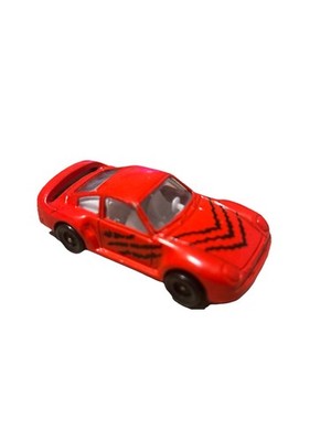 SUBWAY 1/64 Die-Cast Red W/ Tiger Stripes Porsche 1995